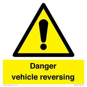 Danger Vehicles Reversing